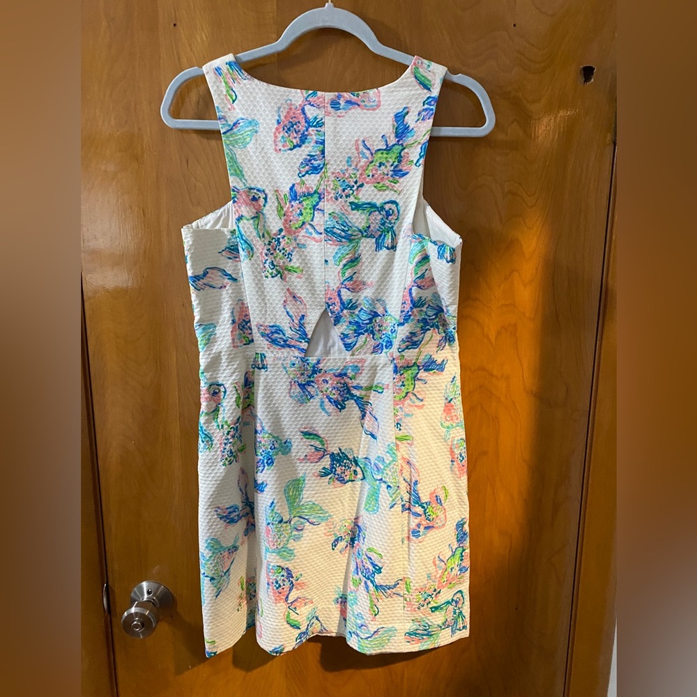 Lilly Pulitzer Cecily shift dress size 10 coastal kiss - Picture 4 of 9